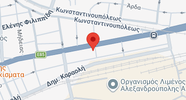 Location of business on map