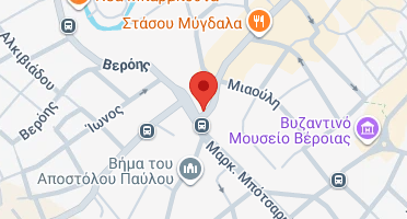 Location of business on map