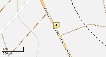 Location of business on map