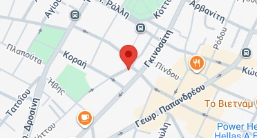 Location of business on map