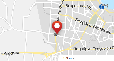 Location of business on map