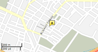 Location of business on map