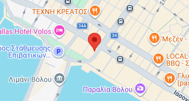 Location of business on map