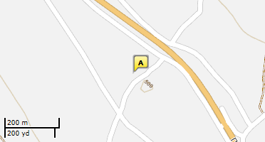 Location of business on map