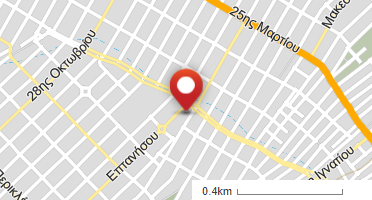 Location of business on map