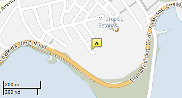 Location of business on map