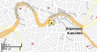 Χάρτης και σημείο της επιχείρησης