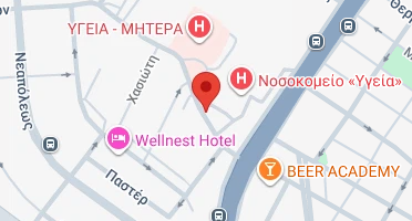 Location of business on map