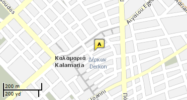 Location of business on map