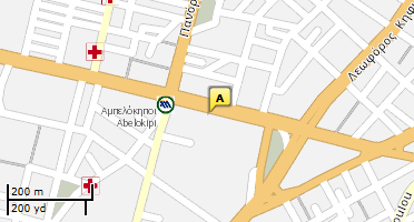 Location of business on map