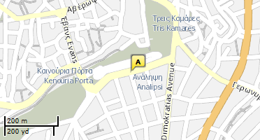 Χάρτης και σημείο της επιχείρησης