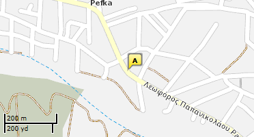 Location of business on map