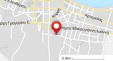 Location of business on map