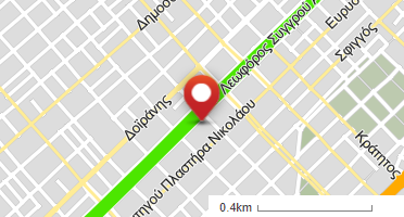 Location of business on map