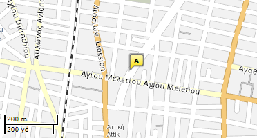 Location of business on map