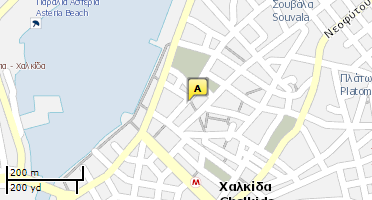 Χάρτης και σημείο της επιχείρησης
