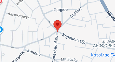 Location of business on map