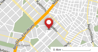 Location of business on map