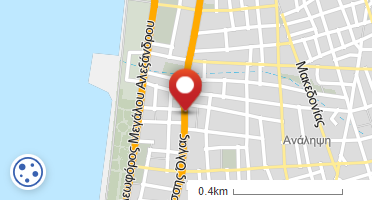 Location of business on map