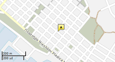 Location of business on map