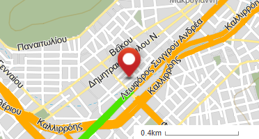 Location of business on map