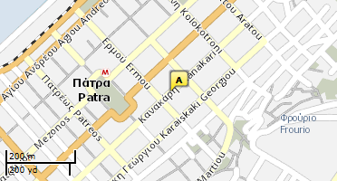 Location of business on map