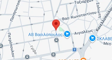 Location of business on map