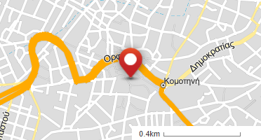 Location of business on map