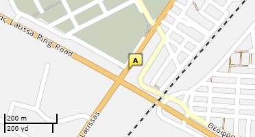 Location of business on map