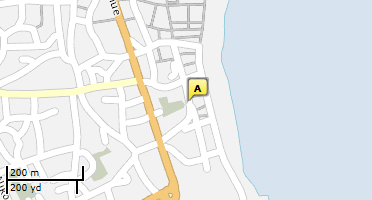 Location of business on map