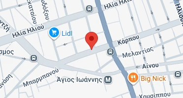 Location of business on map