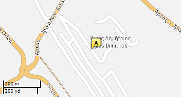 Location of business on map