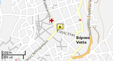 Location of business on map