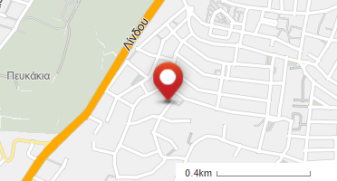 Location of business on map