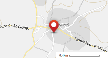 Location of business on map