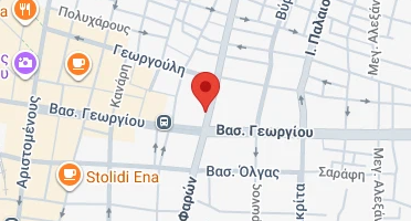 Location of business on map