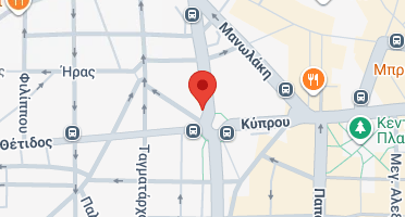 Location of business on map