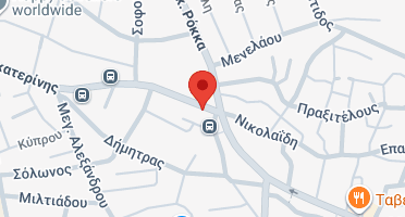 Location of business on map
