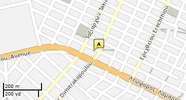 Location of business on map