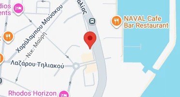 Location of business on map