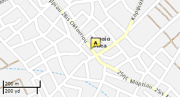 Χάρτης και σημείο της επιχείρησης