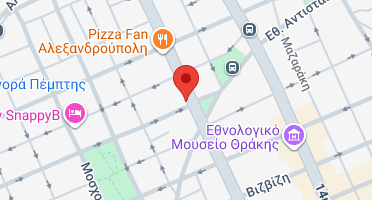 Location of business on map