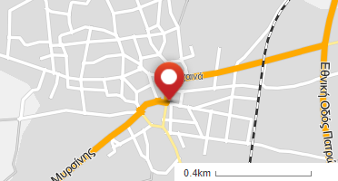 Location of business on map