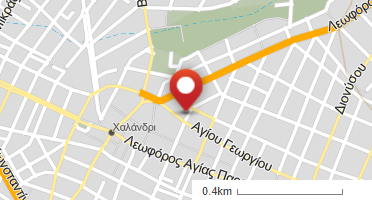 Location of business on map