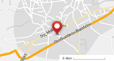 Location of business on map