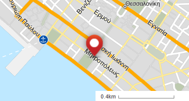 Location of business on map