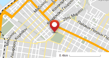 Location of business on map