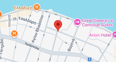 Location of business on map