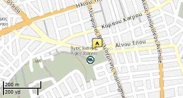 Location of business on map