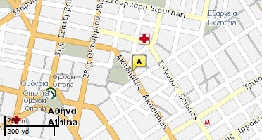Location of business on map